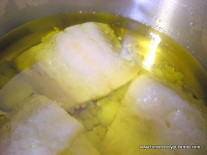 Bacalao confitado