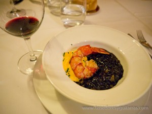 Comer en Salamanca - Arroz meloso con carabineros, chipirones y ali-oli